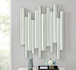 Crystalline Rectangle Large Modern Wall Mirror