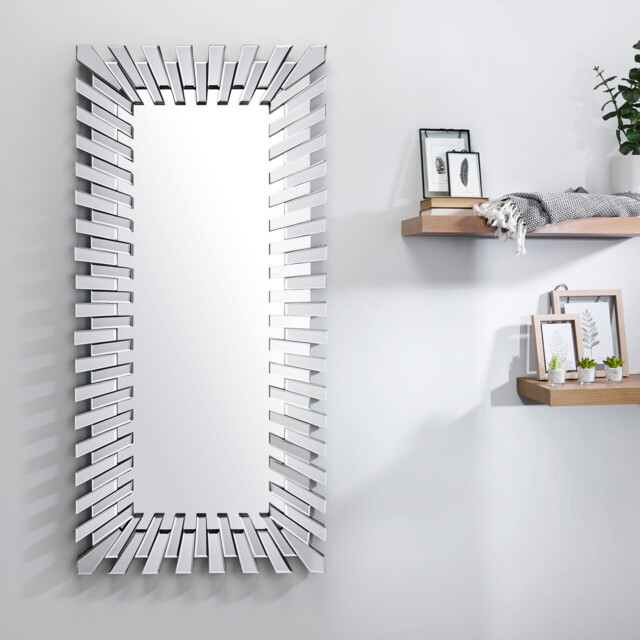 Starburst Large Rectangular Modern Full Length Mirror - image 1