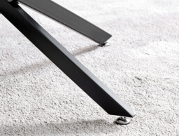 Leonardo Rectangular Glass and Black Coffee Table - thumbnail 3