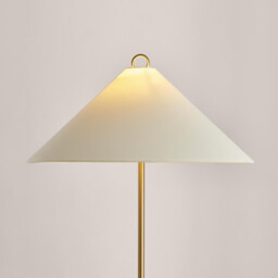 Theo White & Wood Standing Floor Lamp - thumbnail 4