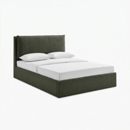 Tilly Green Fabric Ottoman King Size Bed Frame - thumbnail 2