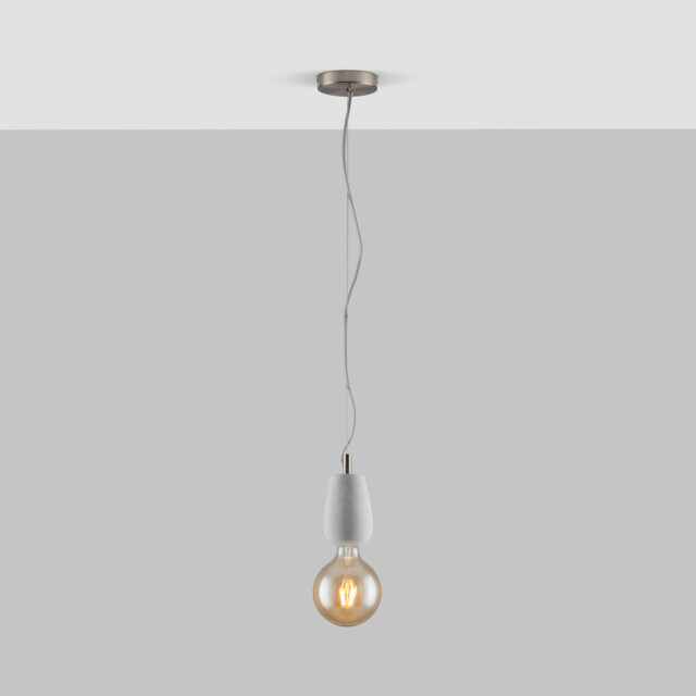 Alice Grey Concrete Pendant Ceiling Light - image 1