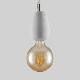Alice Grey Concrete Pendant Ceiling Light - thumbnail 3