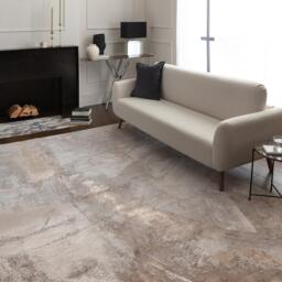 Zephyr Beige Metallic Lustre Rug