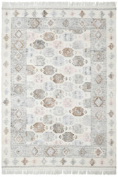 Maren Grey Kilim Patterned Indoor / Outdoor Rug - thumbnail 2