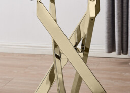 Leonardo Glass And Gold Console Table - thumbnail 3