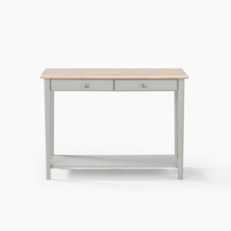 Eden Rectangular Whitewash & Light Grey Wood Console Table - thumbnail 4
