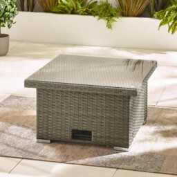 Orlando Grey Rattan Rising Garden Coffee to Dining Table - thumbnail 2
