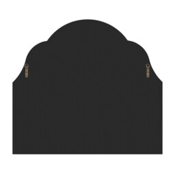 Opaline Grey Ornate Large Arch Wall Mirror - thumbnail 4