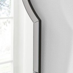 Opaline Grey Ornate Large Arch Wall Mirror - thumbnail 3