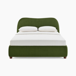 Mabel Green Velvet Ottoman Double Bed Frame - thumbnail 3