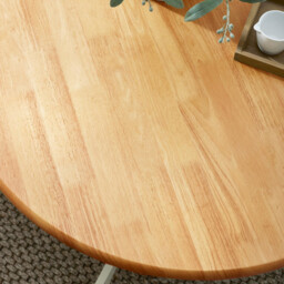 Bude Cream Round Wooden Dining Table & 4 Belgravia Chairs - thumbnail 3