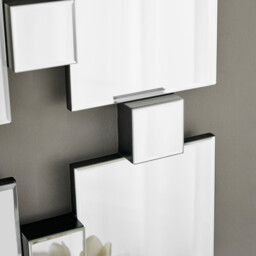 Loki Large Square Grid Wall Mirror - thumbnail 4