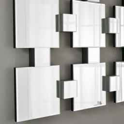 Loki Large Square Grid Wall Mirror - thumbnail 3