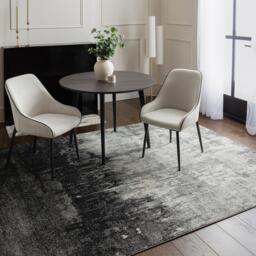 Ruddick Grey Distressed Rug - thumbnail 1