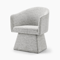 Vera Grey Fabric Accent Chair - thumbnail 3