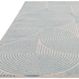 Swirl Multicolour Rug Blue - thumbnail 4