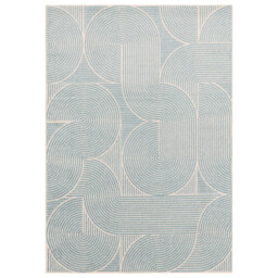 Swirl Multicolour Rug Blue - thumbnail 3