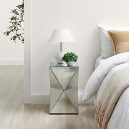 Diamond Mirror Side Table - thumbnail 2