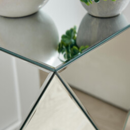 Diamond Mirror Side Table - thumbnail 3