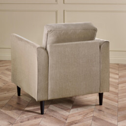 Logan Beige Fabric Armchair - thumbnail 3