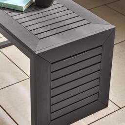 Furniturebox Riviera Grey Modular 4 Seat Corner Garden Sofa Day Bed, Metal in Grey/Cream - Size: 177x72x75 cm - thumbnail 8