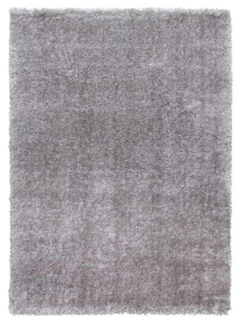 Plush Classic Deep-pile Rug in Grey - 120x170cm - image 1