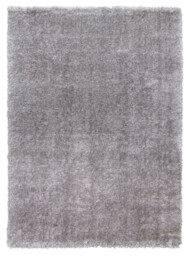 Plush Classic Deep-pile Rug in Grey - 120x170cm - thumbnail 1