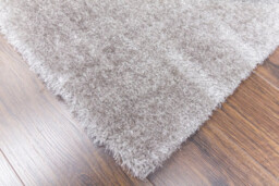 Plush Classic Deep-pile Rug in Grey - 120x170cm - thumbnail 3