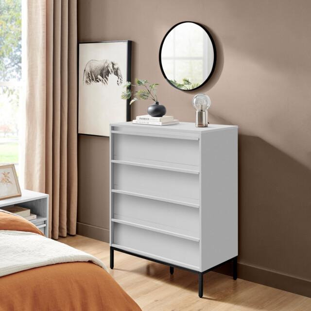 Svit Off White 4 Drawer Tall Chest of Drawers - image 1