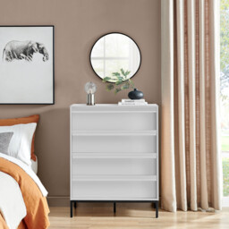 Svit Off White 4 Drawer Tall Chest of Drawers - thumbnail 2