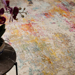 Haze Abstract Multicolour Rug - thumbnail 2