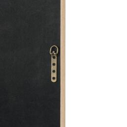 Furniturebox Inga Wood Full Length Rectangle Wall Mirror, Glass in Oak - Size: 50x170x2.5 cm - thumbnail 6