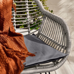 Belize Grey Rattan 2 Seat Garden Bistro Set - thumbnail 4