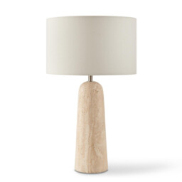 Teresia Travertine Stone Table Lamp - thumbnail 4