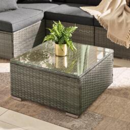 Furniturebox Orlando & 10 Seat Modular Garden Sofa, Rattan in Grey - Size: 72x75x72 cm - thumbnail 7