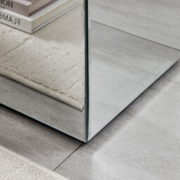 Noor Mirrored Glass Side Table and Bedside Table - thumbnail 4