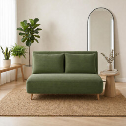 Bobby Green Jumbo Corduroy Folding Double Sofa Bed - thumbnail 2