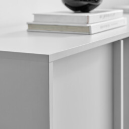 Svit Off White 2 Door and 2 Drawer Storage TV Stand - thumbnail 4