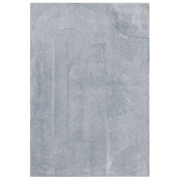 Rift Light Blue Carved Arches Rug - thumbnail 3