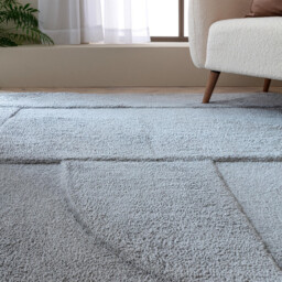 Rift Light Blue Carved Arches Rug - thumbnail 2