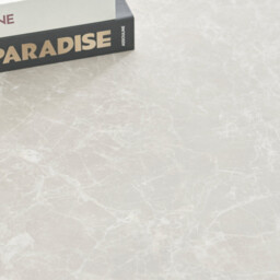 Palma Beige Stone Effect Round Dining Table & 4 Nora Silver Leg Chairs - thumbnail 4