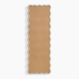 Damaris Wood Full Length 150x50cm Wavy Rectangle Wall Mirror - thumbnail 4