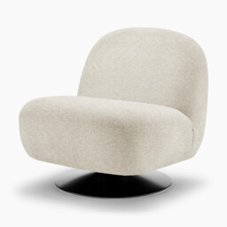 Tilda Cream Fabric Accent Chair - thumbnail 3