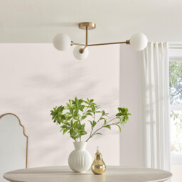 Martha 3 Frosted Glass Globes Ceiling Light - thumbnail 2
