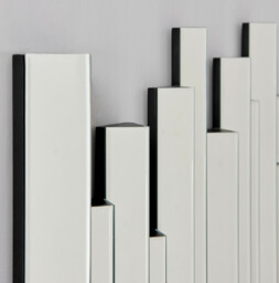 Crystalline Rectangle Modern Wall Mirror - thumbnail 4