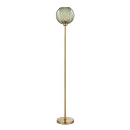 Nadine Green Glass Globe Standing Floor Lamp - thumbnail 4