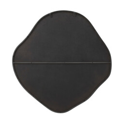 Vita Black Irregular Pebble Wall Mirror - thumbnail 4