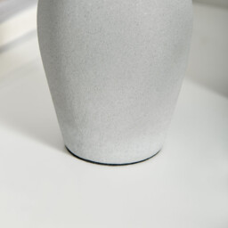 Kayla Grey Concrete and Smoked Glass Industrial Table Lamp - thumbnail 4