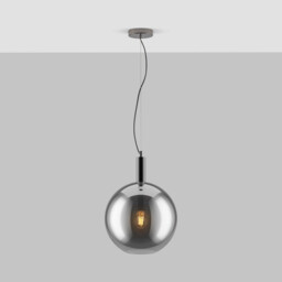 Emily Smoked Glass Pendant Ceiling Light